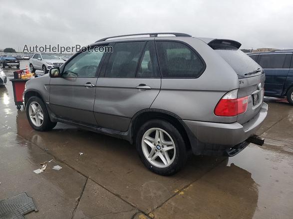 2004 Bmw X5 4.4i Gray vin: 5UXFB53524LV05890