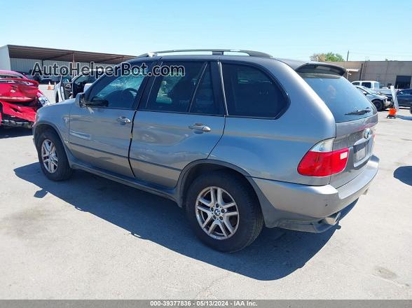 2004 Bmw X5 4.4i Gray vin: 5UXFB53524LV09826