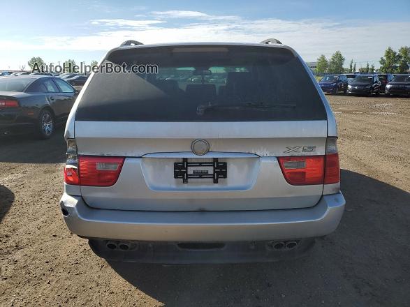 2004 Bmw X5 4.4i Silver vin: 5UXFB53564LV01082