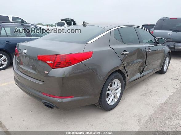 2013 Kia Optima Lx Brown vin: 5XXGM4A73DG133491