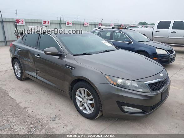 2013 Kia Optima Lx Brown vin: 5XXGM4A73DG133491