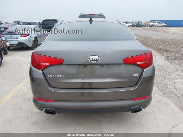 2013 Kia Optima Lx Brown vin: 5XXGM4A73DG133491