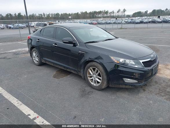 2013 Kia Optima Lx Black vin: 5XXGM4A79DG234180