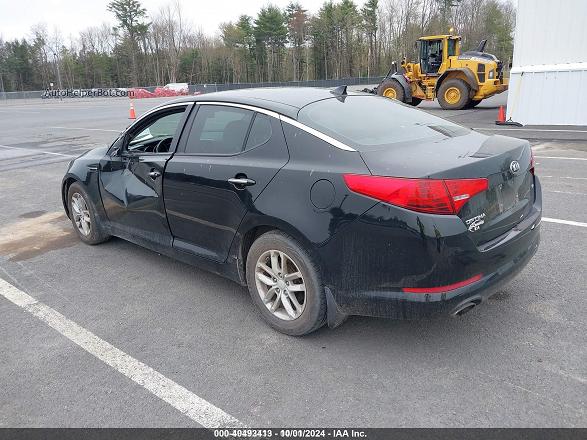 2013 Kia Optima Lx Black vin: 5XXGM4A79DG234180