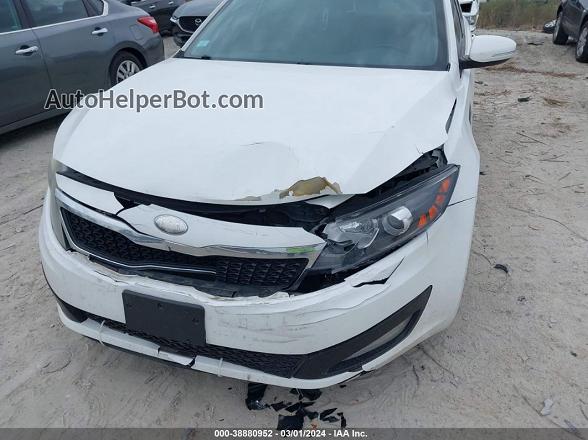2013 Kia Optima Ex White vin: 5XXGN4A77DG127870