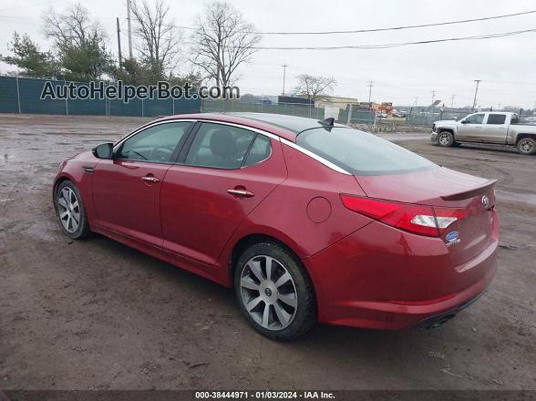2013 Kia Optima Sx Red vin: 5XXGR4A65DG154853