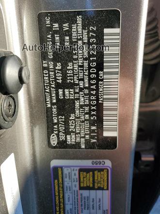 2013 Kia Optima Sx Gray vin: 5XXGR4A69DG125372