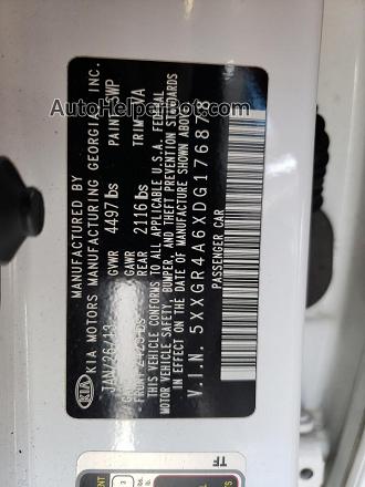 2013 Kia Optima Sx White vin: 5XXGR4A6XDG176878