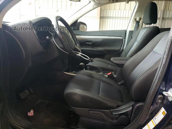 2017 Mitsubishi Outlander Es Синий vin: JA4AD2A32HZ030258