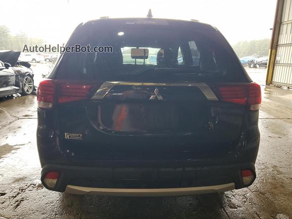 2017 Mitsubishi Outlander Es Синий vin: JA4AD2A32HZ030258