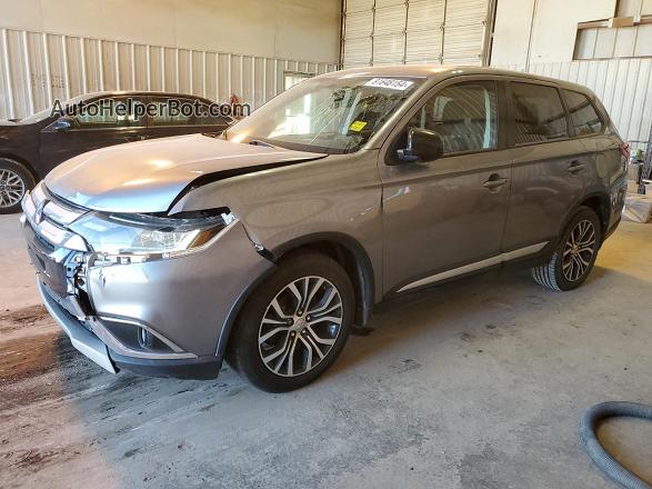 2017 Mitsubishi Outlander Es Gray vin: JA4AD2A35HZ034207