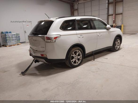 2015 Mitsubishi Outlander Se White vin: JA4AD3A30FZ013333