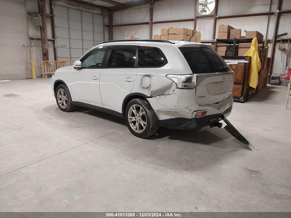2015 Mitsubishi Outlander Se White vin: JA4AD3A30FZ013333