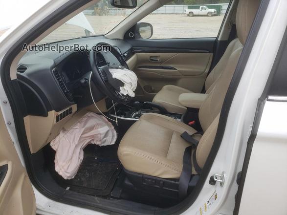 2017 Mitsubishi Outlander Se White vin: JA4AD3A30HZ012850