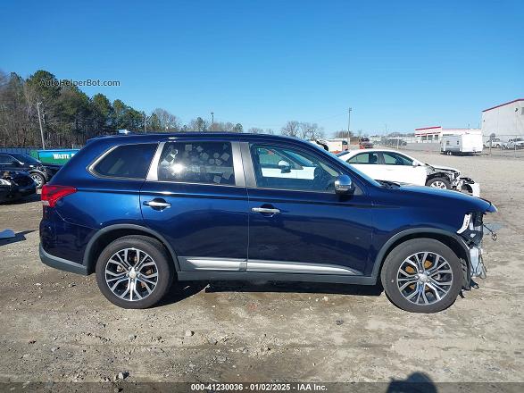 2017 Mitsubishi Outlander Se/sel Dark Blue vin: JA4AD3A36HZ050213
