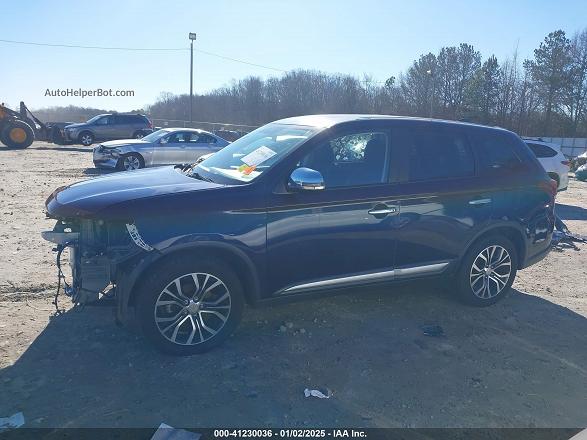 2017 Mitsubishi Outlander Se/sel Dark Blue vin: JA4AD3A36HZ050213