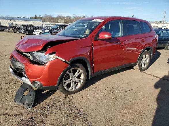 2015 Mitsubishi Outlander Se Красный vin: JA4AD3A38FZ009191