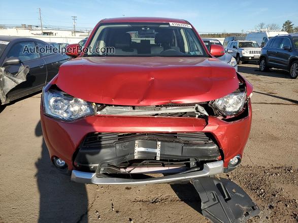 2015 Mitsubishi Outlander Se Красный vin: JA4AD3A38FZ009191