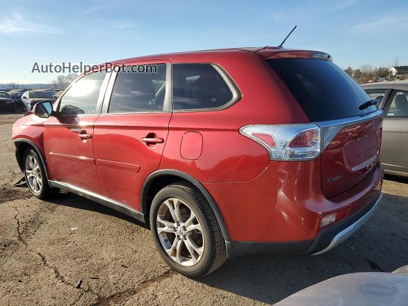 2015 Mitsubishi Outlander Se Красный vin: JA4AD3A38FZ009191