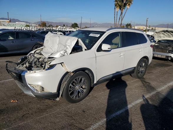 2017 Mitsubishi Outlander Se Белый vin: JA4AD3A38HZ065540