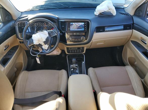 2017 Mitsubishi Outlander Se Белый vin: JA4AD3A38HZ065540