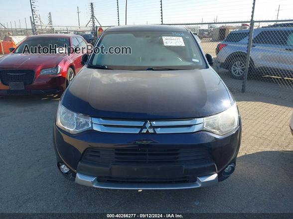 2015 Mitsubishi Outlander Se Синий vin: JA4AD3A3XFZ010472