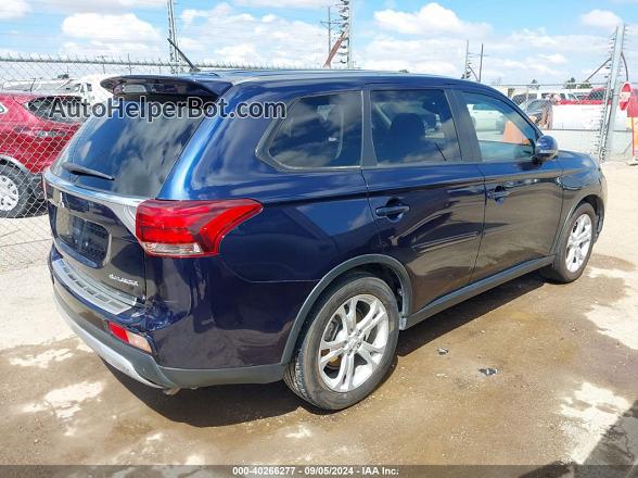2015 Mitsubishi Outlander Se Синий vin: JA4AD3A3XFZ010472