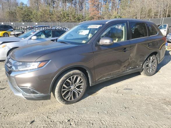 2017 Mitsubishi Outlander Se Золотой vin: JA4AD3A3XHZ038792