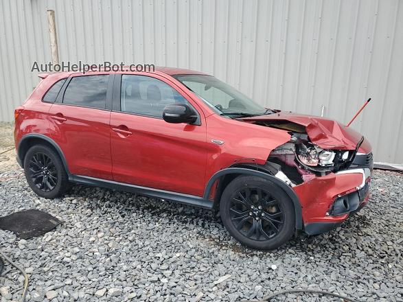 2017 Mitsubishi Outlander Sport Es Maroon vin: JA4AP3AU4HZ049724