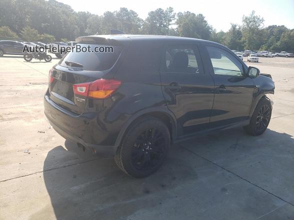 2017 Mitsubishi Outlander Sport Es Черный vin: JA4AP3AU7HZ032688