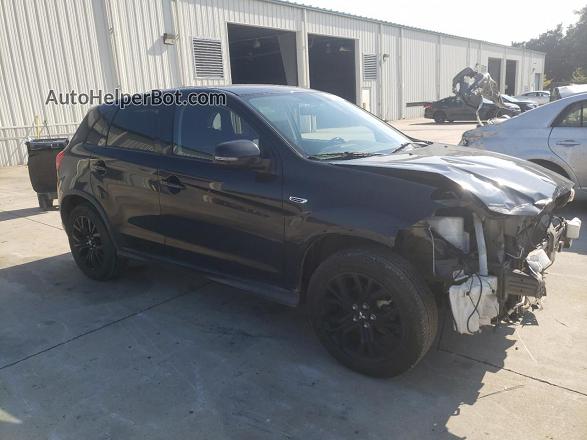 2017 Mitsubishi Outlander Sport Es Черный vin: JA4AP3AU7HZ032688