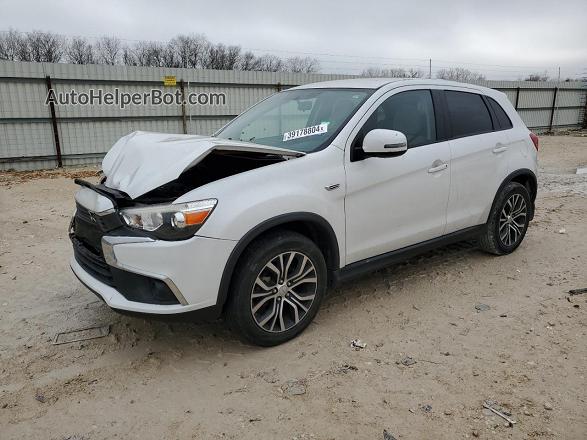 2017 Mitsubishi Outlander Sport Es White vin: JA4AP3AUXHZ005243