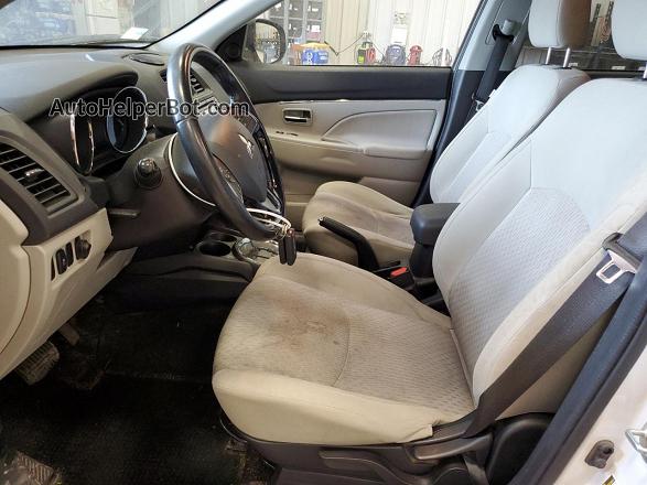 2017 Mitsubishi Outlander Sport Es Белый vin: JA4AP3AW7HZ024608