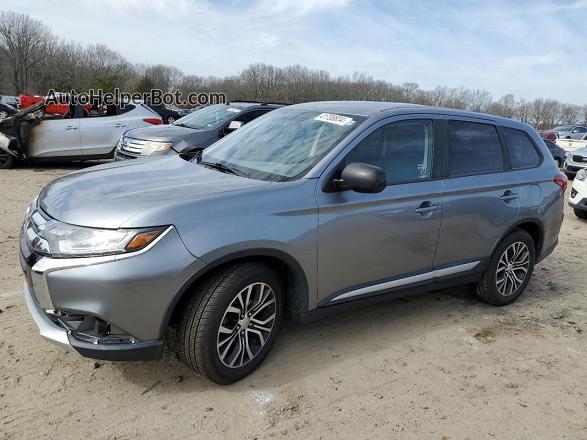 2017 Mitsubishi Outlander Es Gray vin: JA4AZ2A35HZ017280