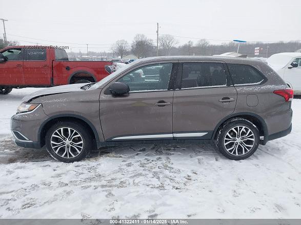 2017 Mitsubishi Outlander Es Коричневый vin: JA4AZ2A3XHZ055894