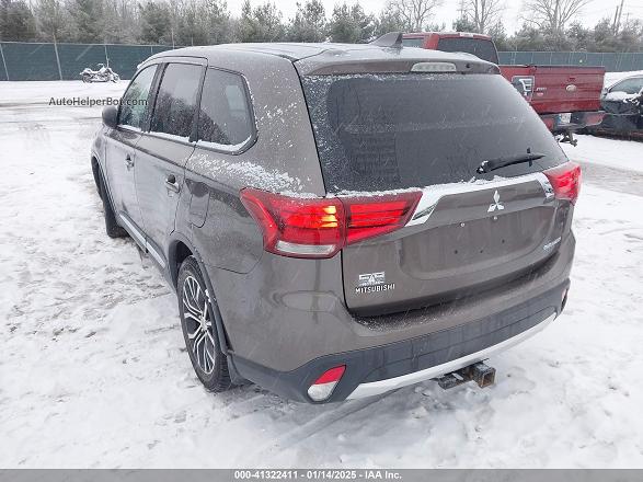 2017 Mitsubishi Outlander Es Коричневый vin: JA4AZ2A3XHZ055894