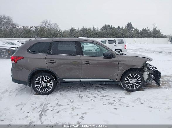 2017 Mitsubishi Outlander Es Коричневый vin: JA4AZ2A3XHZ055894
