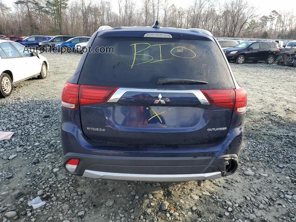 2017 Mitsubishi Outlander Se Синий vin: JA4AZ3A33HZ025691