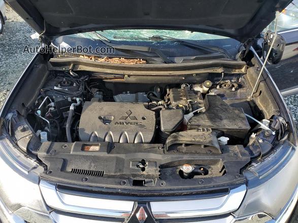 2017 Mitsubishi Outlander Se Синий vin: JA4AZ3A33HZ025691