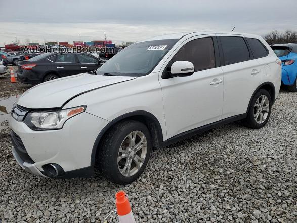 2015 Mitsubishi Outlander Se Белый vin: JA4AZ3A35FZ008405