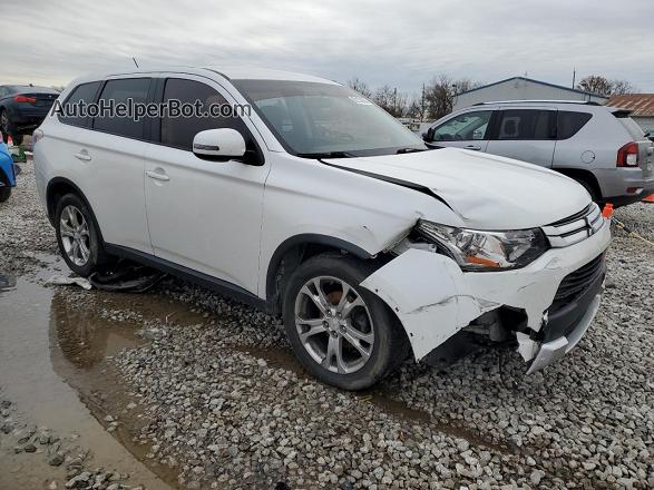 2015 Mitsubishi Outlander Se Белый vin: JA4AZ3A35FZ008405