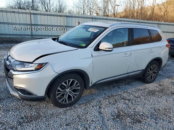 2017 Mitsubishi Outlander Se White vin: JA4AZ3A36HZ012238