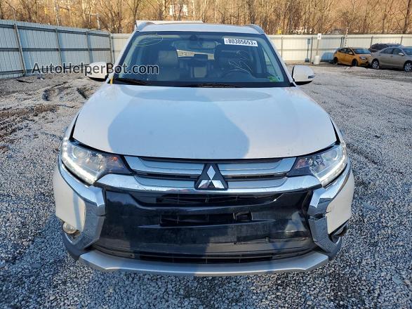 2017 Mitsubishi Outlander Se White vin: JA4AZ3A36HZ012238