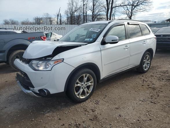 2015 Mitsubishi Outlander Se White vin: JA4AZ3A38FZ001965