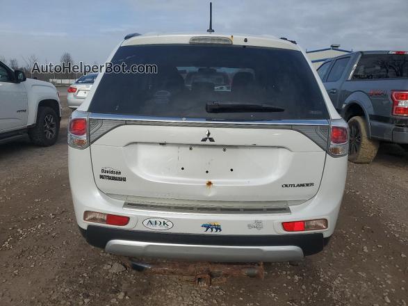 2015 Mitsubishi Outlander Se White vin: JA4AZ3A38FZ001965