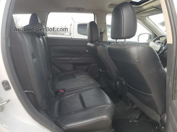 2015 Mitsubishi Outlander Se White vin: JA4AZ3A38FZ001965