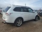 2015 Mitsubishi Outlander Se White vin: JA4AZ3A38FZ001965