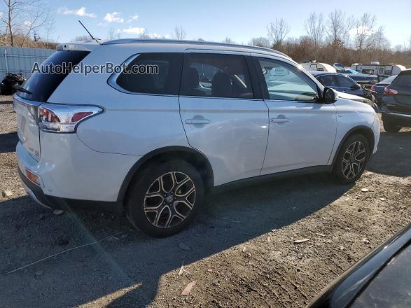 2015 Mitsubishi Outlander Gt White vin: JA4JZ4AX0FZ003783