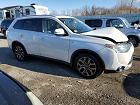 2015 Mitsubishi Outlander Gt White vin: JA4JZ4AX0FZ003783