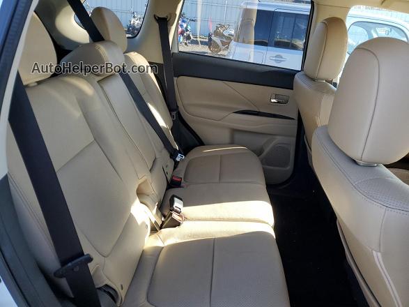 2015 Mitsubishi Outlander Gt White vin: JA4JZ4AX0FZ003783